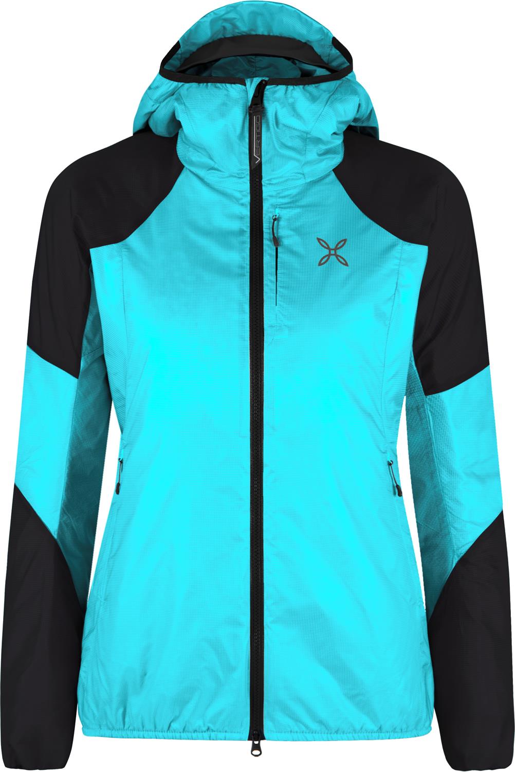 Montura - VERTIGO HYBRID HOODED JKT WOM. — TURQUOISE — Vista frontale 1