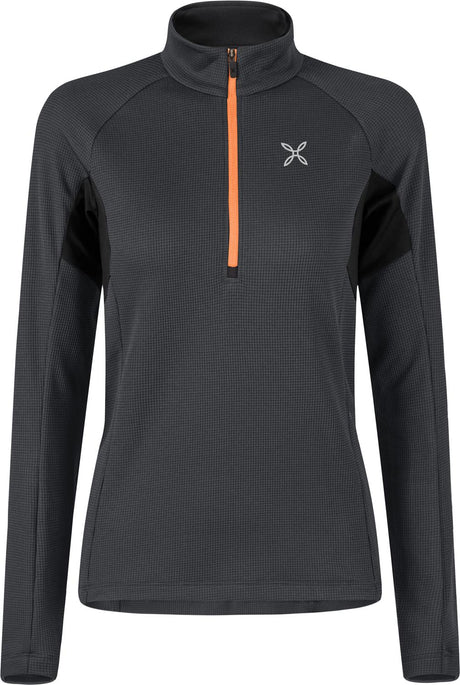 Montura - THERMIC 4 MAGLIA WOMAN — ANTRACITE/MELON — Vista frontale 1