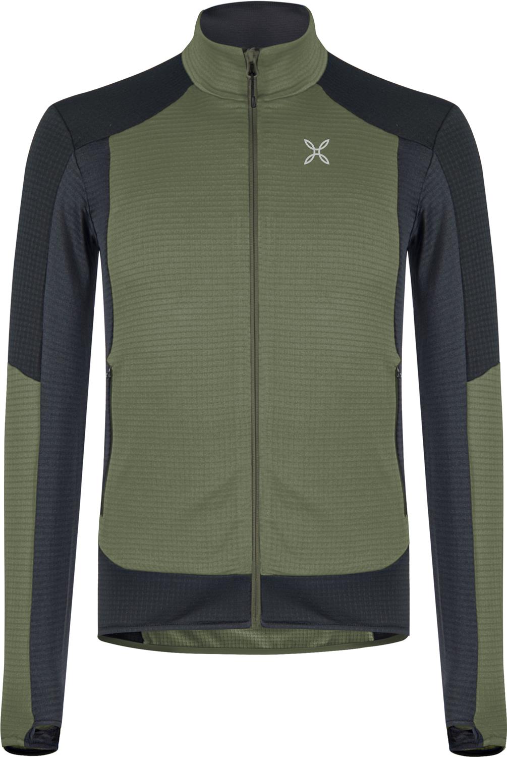 Montura - STRETCH COLOR MAGLIA — VERDE SALVIA/BLACK — Vista frontale 1