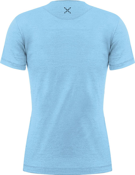 Montura - PEAKS MERINO T-SHIRT WOMAN — DUSK — Vista posteriore 2
