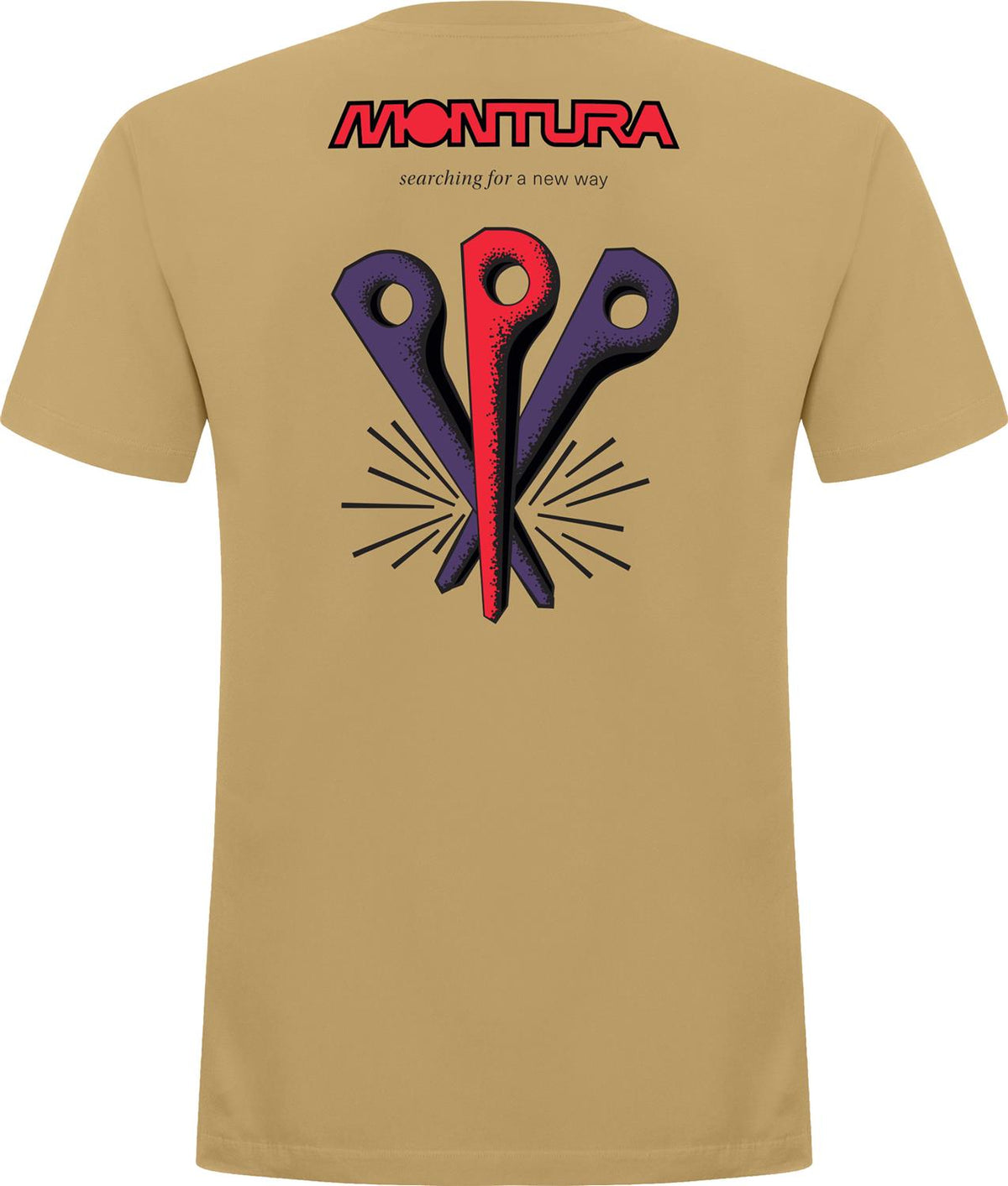 Montura - PITONS T-SHIRT — DESERT BEIGE — Vista posteriore 2