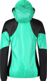 Montura - VERTIGO COMF. HOODED JKT WOM. — BRIGHT TEAL — Vista posteriore 3