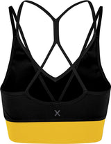 Montura - CRIMP CROSS BRA WOMAN — MUSTARD — Vista posteriore 2