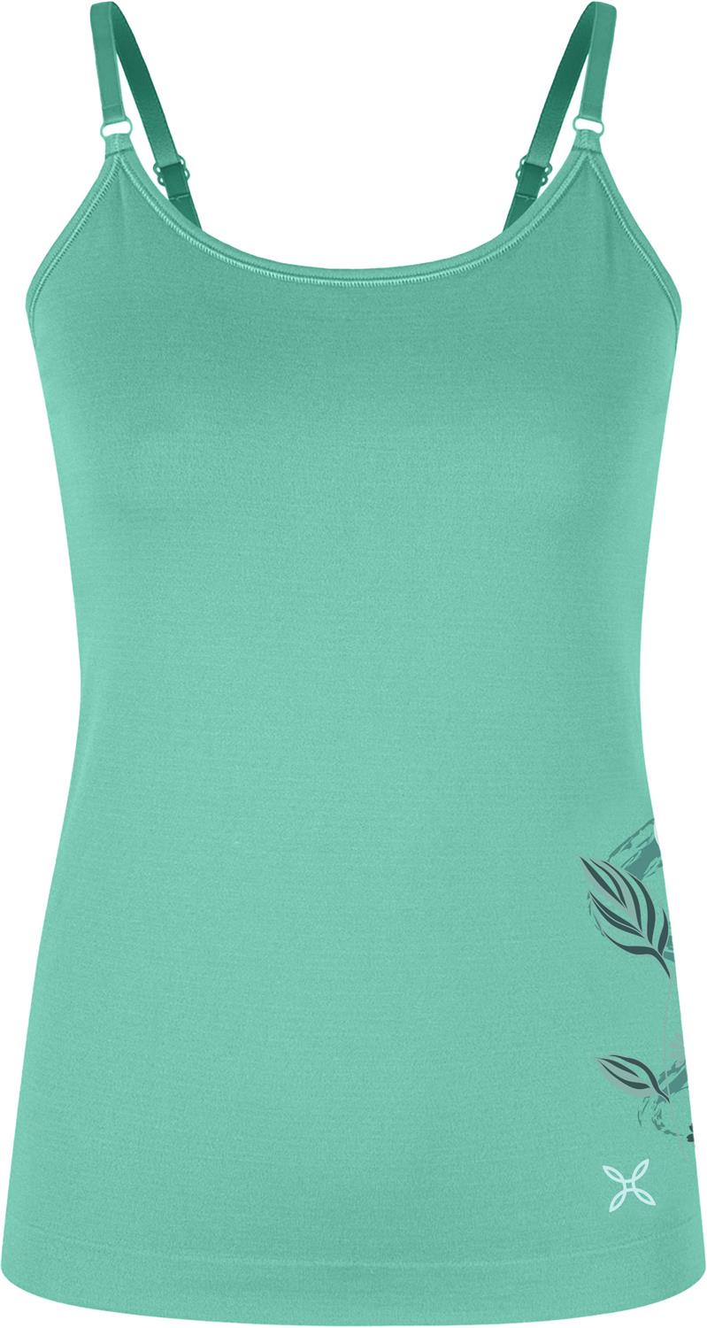 Montura - FLOWER SEAMLESS CANOTTA WOMAN — CARE BLUE — Vista frontale 1