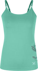 Montura - FLOWER SEAMLESS CANOTTA WOMAN — CARE BLUE — Vista frontale 1