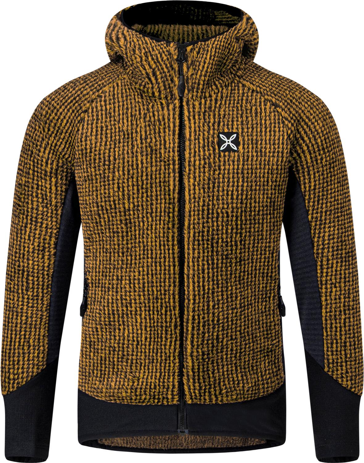 Montura - REMIX FLEECE JACKET KIDS — MUSTARD — Vista frontale 1