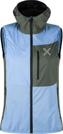 Montura - TRACCIA OCTA HOODED VEST WOMAN — DUSK/VERDE SALVIA — Vista frontale 1