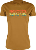 Montura - WOODSTOCK T-SHIRT WOMAN — BRONZE BROWN — Vista frontale 1