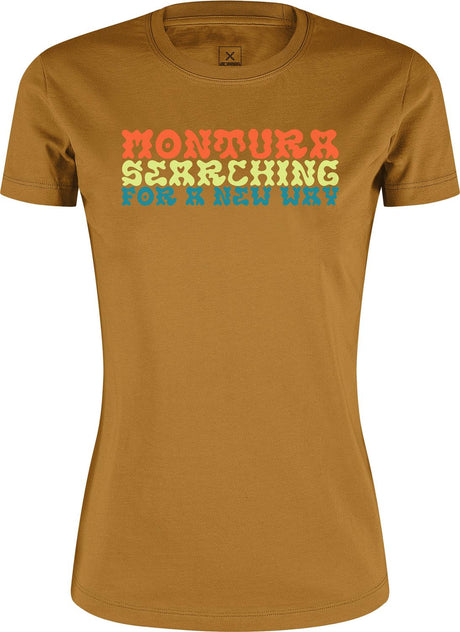 Montura - WOODSTOCK T-SHIRT WOMAN — BRONZE BROWN — Vista frontale 1