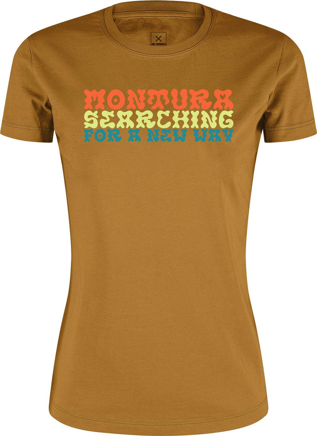 Montura - WOODSTOCK T-SHIRT WOMAN — BRONZE BROWN — Vista frontale 1
