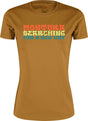 Montura - WOODSTOCK T-SHIRT WOMAN — BRONZE BROWN — Vista frontale 1