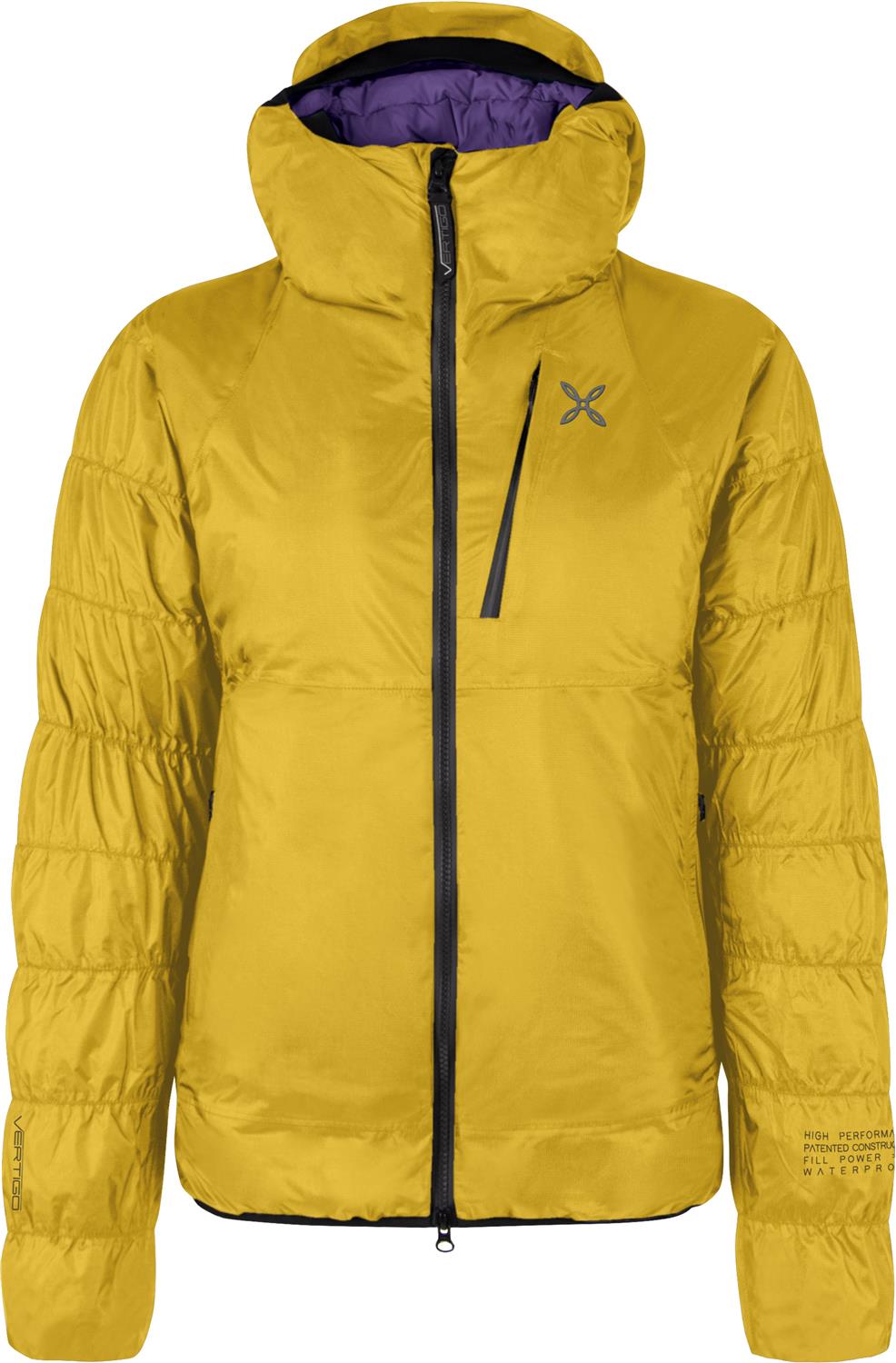 Montura - VERTIGO WATERPROOF DUVET WOMAN — MUSTARD/PETUNIA — Vista frontale 1
