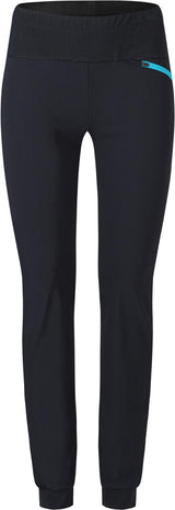 Montura - SOUND PANTS WOMAN — BLACK/TURQUOISE — Vista frontale 1