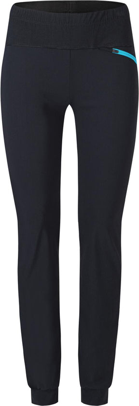 Montura - SOUND PANTS WOMAN — BLACK/TURQUOISE — Vista frontale 1