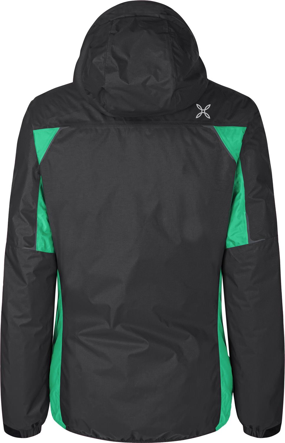 Montura - NEVIS 2.0 JACKET WOMAN — ANTRACITE/BRIGHT TEAL — Vista posteriore 3