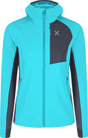 Montura - PEAK JACKET WOMAN — TURQUOISE/GRAPHITE BLUE — Vista frontale 1