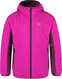 Montura - SPACE LIGHT HOODED JACKET KIDS — INTENSE VIOLET/WINE RED — Vista frontale 1