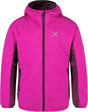 Montura - SPACE LIGHT HOODED JACKET KIDS — INTENSE VIOLET/WINE RED — Vista frontale 1