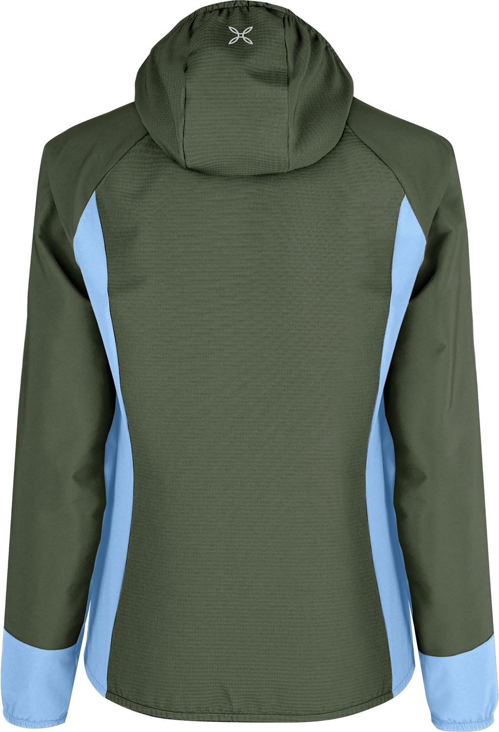 Montura - DOLOMITI WIND HOODED JACKET W. — VERDE SALVIA/DUSK — Vista posteriore 3