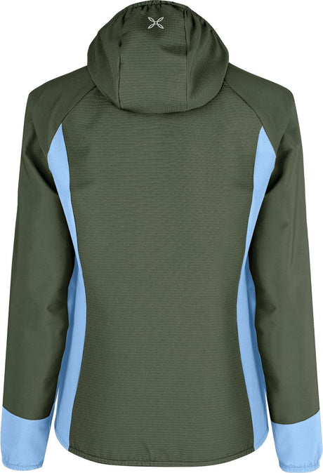 Montura - DOLOMITI WIND HOODED JACKET W. — VERDE SALVIA/DUSK — Vista posteriore 3