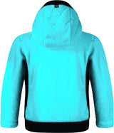 Montura - POLAR STRETCH HOODY JKT BABY — TURQUOISE — Vista posteriore 3