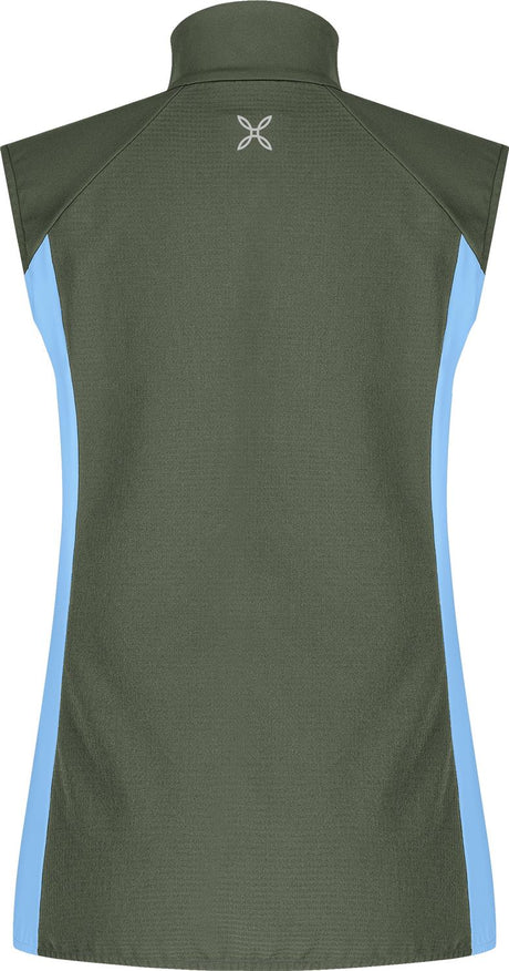 Montura - DOLOMITI WIND VEST WOMAN — VERDE SALVIA/DUSK — Vista posteriore 2