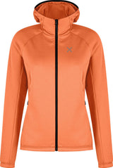 Montura - FADIS GRID HOODED MAGLIA WOMAN — MELON — Vista frontale 1