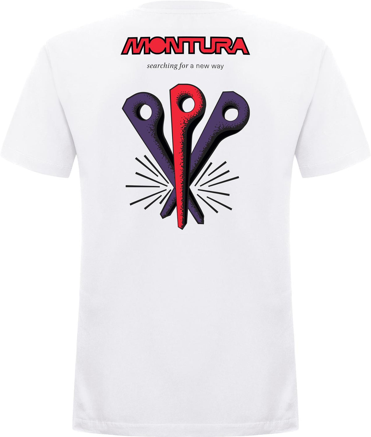 Montura - PITONS T-SHIRT — WHITE — Vista posteriore 2