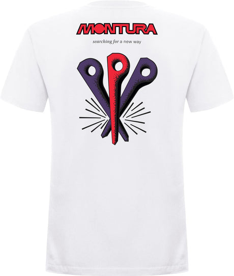 Montura - PITONS T-SHIRT — WHITE — Vista posteriore 2