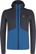 Montura - SMOOTH 2 HOODED MAGLIA — B.BLUE/GRAPHITE BLUE — Vista frontale 1