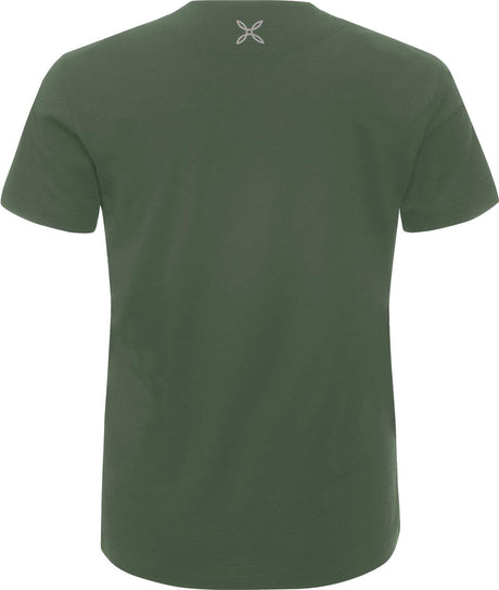 Montura - LOGO MERINO T-SHIRT — VERDE SALVIA — Vista posteriore 2