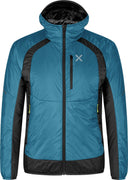 Montura - VULCAN 2.0 JACKET — STEEL BLUE/SUNNY LIME — Vista frontale 1