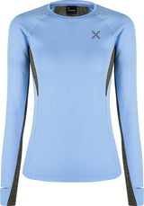 Montura - STRIDE POLARTEC L/S MAGLIA W. — DUSK/VERDE SALVIA — Vista frontale 1