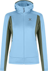 Montura - PULSE HOODED MAGLIA WOMAN — DUSK/VERDE SALVIA — Vista frontale 1