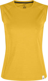 Montura - MERINO MIX CANOTTA WOMAN — MUSTARD — Vista frontale 1