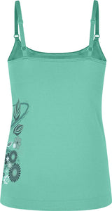 Montura - FLOWER SEAMLESS CANOTTA WOMAN — CARE BLUE — Vista posteriore 2