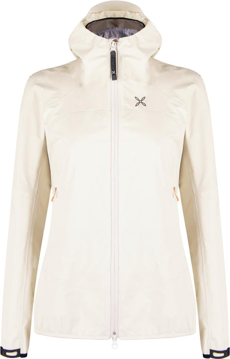 Montura - UPLAND 3L HOODED JACKET WOMAN — SHELL/MELON — Vista frontale 1