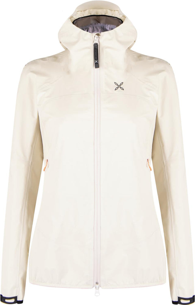 Montura - UPLAND 3L HOODED JACKET WOMAN — SHELL/MELON — Vista frontale 1