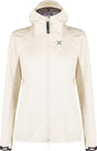 Montura - UPLAND 3L HOODED JACKET WOMAN — SHELL/MELON — Vista frontale 1