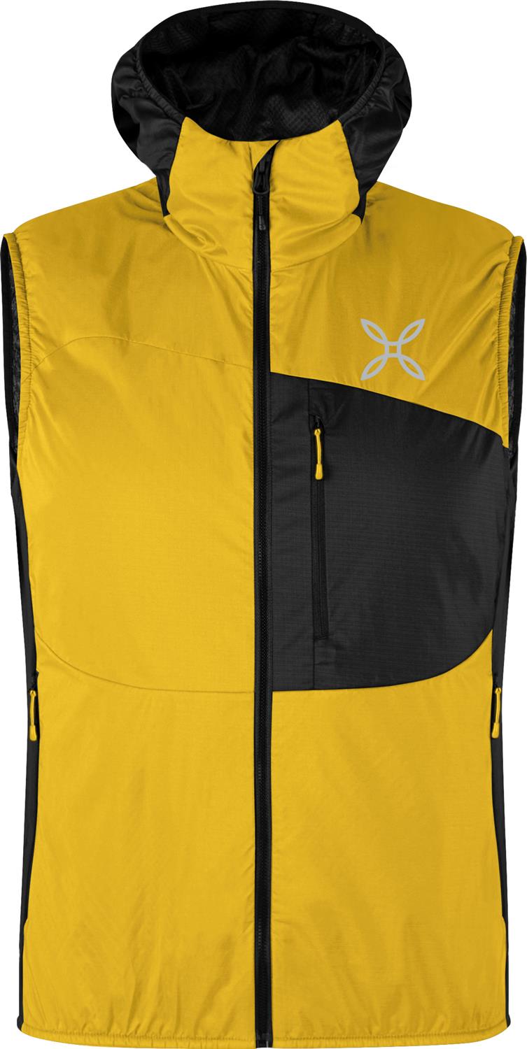 Montura - TRACCIA OCTA HOODED VEST — MUSTARD — Vista frontale 1