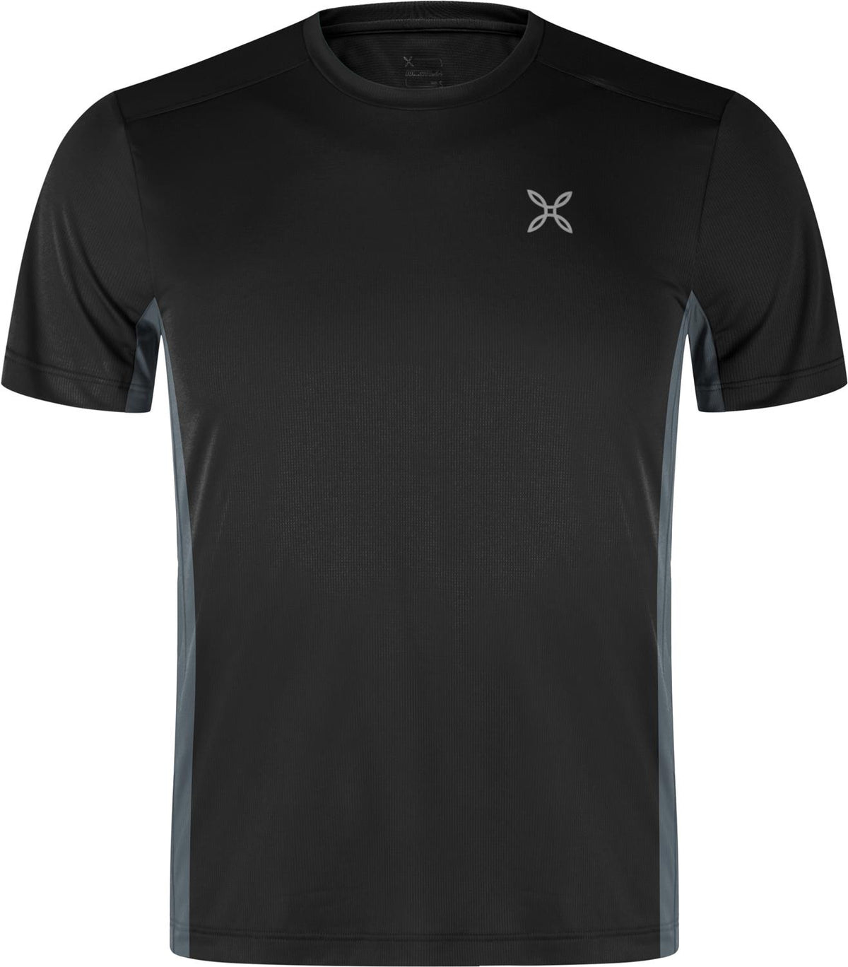 Montura - WORLD 2 T-SHIRT — BLACK/PIOMBO — Vista frontale 1