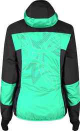 Montura - SKISKY EVO HOODED JACKET WOMAN — BRIGHT TEAL/SHELL — Vista posteriore 3