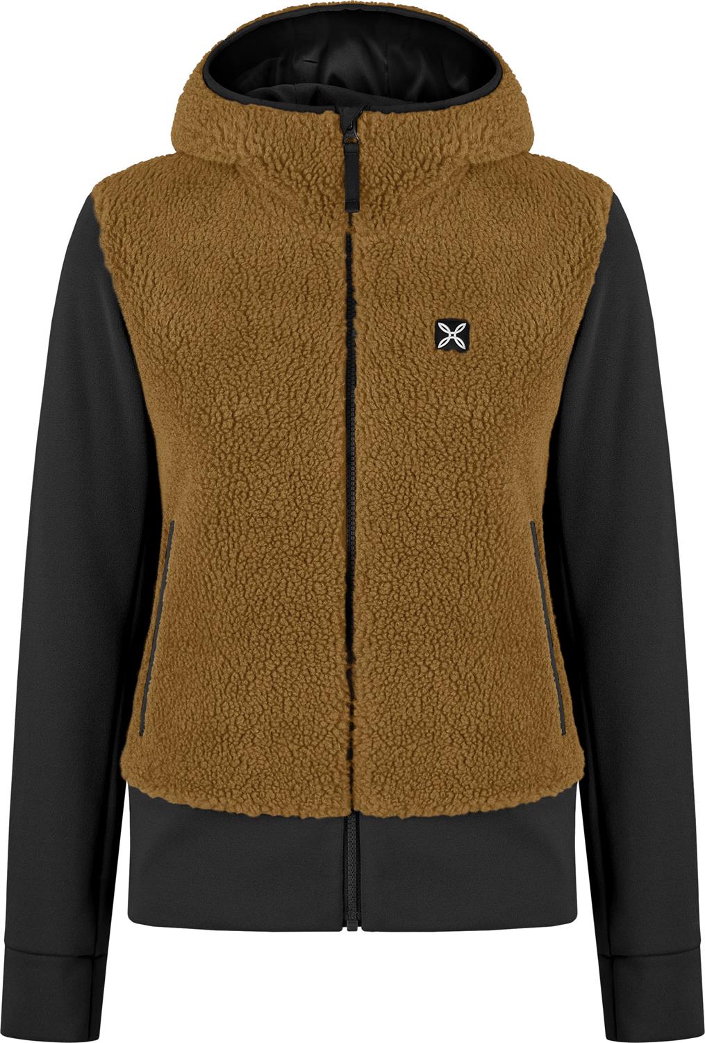 Montura - SHERPA MIX JACKET WOMAN — BRONZE BROWN — Vista frontale 1