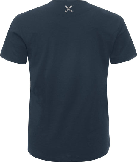 Montura - LOGO MERINO T-SHIRT — BLUEBERRY — Vista posteriore 2