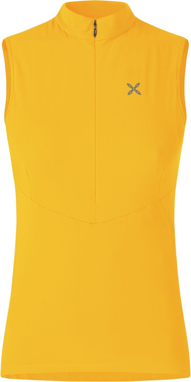 Montura - SENSI ZIP CANOTTA WOMAN — MUSTARD — Vista frontale 1