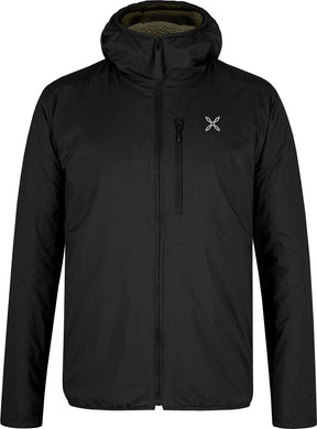Montura - SHERPA REVERSIBLE JACKET — BLACK/VERDE SALVIA — Vista frontale 1
