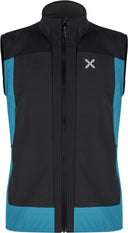 Montura - DOLOMITI WIND VEST — BLACK/STEEL BLUE — Vista frontale 1
