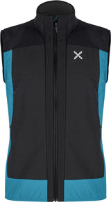 Montura - DOLOMITI WIND VEST — BLACK/STEEL BLUE — Vista frontale 1