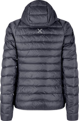 Montura - BREEZE HOODED DUVET JACKET WOM — GRAPHITE BLUE/TURQUOISE — Vista posteriore 3