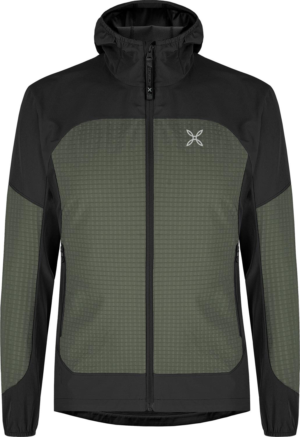 Montura - SEED HOODED JACKET — VERDE SALVIA — Vista frontale 1